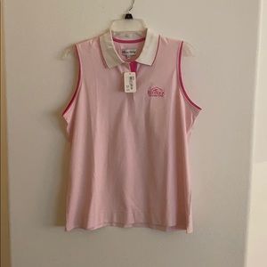 Pink Sport Haley golf top